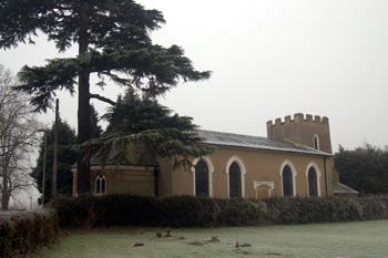 Heath and Reach church from the north December 2009